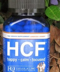 HCF Happy, Calm & Focused - Natural Nootropic Focus Supplement - Boost Concentration, Enhance Focus, Natural Calm Aid & Stress Relief - 90 Capsules for Men & Women - Caffeine-Free Brain Supplement 90 Count (Pack of 1) 52 41M Ez3 MAL 1