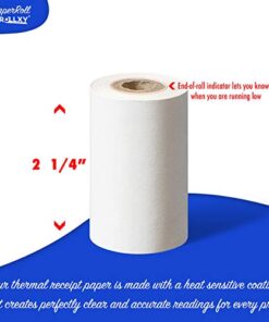 2-1/4 X 50 Thermal Paper Verifone Vx520 Ingenico ICT220 ICT250 FD400, 50 BPA Free Rolls by Rollxy 10 41M3XdTALYL
