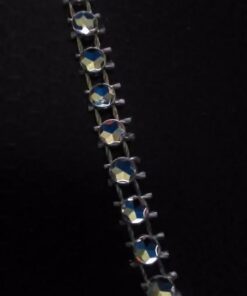 Royal Imports Diamond Sparkling Rhinestone Bling Wrap Ribbon Bulk DIY Roll - Event Decorations, Wedding Cake, Bridal/Baby Shower, Birthday, Arts & Crafts, Party Decorations - 30 Ft - 1 Roll - Silver 1 Roll (24-Rows) 56 41MJlyASoqL 2