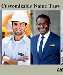 Business Name Tag/ID Badge Custom Engraved, Magnet, Pin, Screws or Tape - Size Choices - Lasercrafting Name Badges and Name Tags for Classroom, Business, Office 26 41MOZoTVWYL
