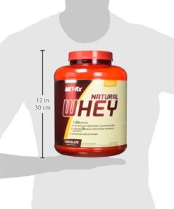 MET-Rx Natural Whey Protein Powder, Chocolate Protein Powder, 5 Lb 27 41MPdidrd0L