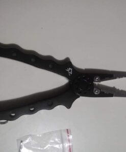 Piscifun Fishing Pliers, Saltwater Fishing Pliers with Split Ring, Fish Hook Remover, Corrosion Resistance Fly Fishing Pliers with Braid Cutters, Sheath and Lanyard, Fishing Gear Gifts for Men Black Nylon Sheath 28 41MaIN4b5wL