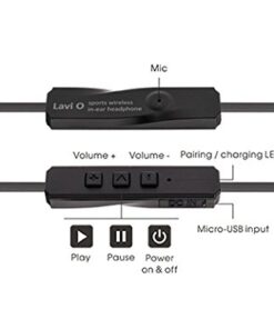 Thermaltake LUXA2 Lavi O Wireless Bluetooth 4.0 Sweatproof Sports In-Ear Earbuds Headphone AD-HDP-PCLOBK-00 In-Ear Sports 10 41Megi4HDDL