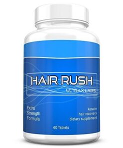 Hair Growth Supplements with Solubilized Keratin for Visibly Thicker and Stronger Hair, 23 Hair Vitamins, Science Backed Hair Growth Product - 1 Month Supply by Ultrax Labs 60 Count (Pack of 1) 29 41Mkp3m6MvL