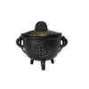 CircuitOffice Cast Iron Cauldron 4 1/2" Diameter Triquetra 28 41MnUsyTQFL