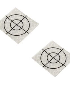 Huhebne 100Pcs Prism Measurement Reflector Sheet Reflective Tape Target Total Station Tunnel Survey 40X40Mm, White 12 41NAry0wekL