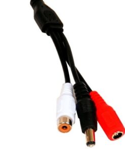 VideoSecu High Sensitive Preamp Mini Audio Pickup Microphone Mic with Power Bypass Audio Sound Voice Collecting and Bonus Warning Decal WD4 7 41NV9IcicSL