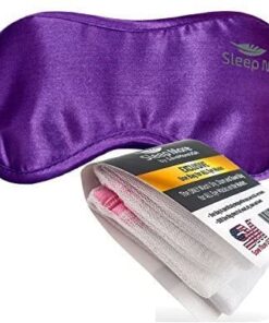 Sleep More (Large-XL) Sleeping Mask for Men or Women, with Free “ONE BAG”. A PURPLE Satin Natural Rest Aid for Sleep Disorders & Insomnia 7 41NkPWmEHqL