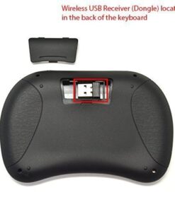 (Upgraded)Rii 2.4GHz Mini Wireless Keyboard with Touchpad,QWERTY,LED Backlit,Portable Keyboard for laptop/PC/Tablets/Windows/Mac/TV/Xbox/PS3/Raspberry Pi .(i8+ Black) 30 41NpFKvVYfL