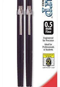 Pentel® Automatic Sharp™ Mechanical Pencils, 0.5 mm, Black, Pack Of 2 2 Count (Pack of 1) 0.5mm 24 41Nw7MafScL