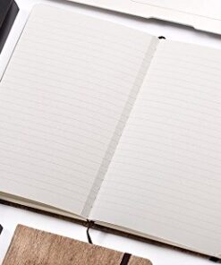 Lemome Thick Notebook - Eco-Friendly Natural Cork Hardcover Writing Notebook with Pen Loop & Premium Thick Paper + Page Dividers Gifts, A5 (5x8) Bound Notebook 34 41NymjHw 9L