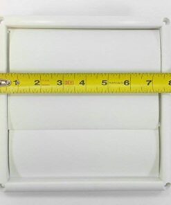 Deflecto Supurr-Vent Louvered Outdoor Dryer Vent Cover, 6 Inches Hood, White (HS6W) 5 41O41f9lnXL