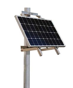 Alternative view of RENOGY Solar Panel Side of Pole Mount for 50W/100W Solar Panel (Mount only) for Flat Surface Off-Grid Systems, and Panels Up to 100W