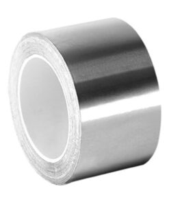 TC862 Silver High-Temperature Stainless Steel Tape - 1 in. x 9 ft. Non-Magnetic Acrylic Adhesive Foil Tape. Safety Tapes