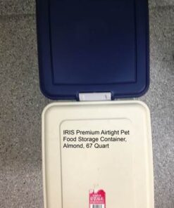 IRIS USA 67 Quart Airtight Pet Food Storage Container Clear/White 55 lbs 38 41P7tdkZndL