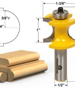 Yonico 13515 5 Bit Bullnose Router Bit 1/2-Inch Shank 16 41PLF3HvnXL