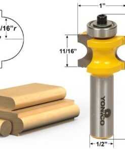 Yonico 13515 5 Bit Bullnose Router Bit 1/2-Inch Shank 13 41PM6c3S2cL