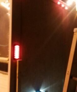 Partsam 2PCS Trailer Truck Boat Bus Red LED 6" Inch Oval Stop Turn Tail Brake Light DOT Certified Marker Lights Sealed Surface Mount 12V Waterproof IP65 Replacement for Trailer RV Trucks 22 41PNeF1ZThL