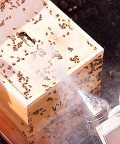 Alternative view of VIVO Stainless Steel Bee Hive Smoker with Heat Shield, Beekeeping Equipment BEE-V001 Regular