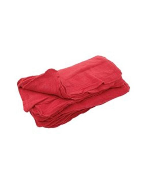 Sara Glove 14x14 Inch Shop Towel/Cleaning Mechanic Rags - 100% Cotton Commercial Towels, Perfect for Automotive Garage, Kitchen, Home (RED) (500 Count) 500 Red