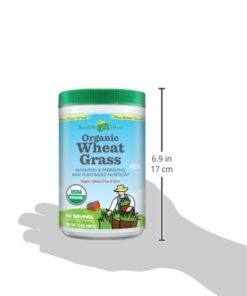 Amazing Grass Wheat Grass Powder: 100% Whole-Leaf Wheat Grass Powder for Energy, Detox & Immunity Support, Chlorophyll Providing Greens, 60 Servings 60 Servings (Pack of 1) 13 41PgxQcMZeL