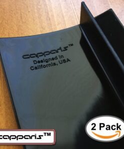 Capparis Kitchen Silicone Stove Counter Gap Cover, Easy Clean Heat Resistant Wide & Long Gap Filler, Seals Spills Between Counter, Stovetop, Oven, Washer & Dryer, Set of 2 (25 Inches, Black) 25 Inches 31 41PhLpIQzJL 1