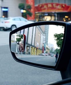 Slim Square Blind Spot Mirror, Ampper HD Glass Frameless Convex Rear View Mirror, Pack of 2 34 41PlipC3TvL