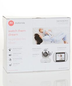Motorola MBP36S Remote Wireless Video Baby Monitor with 3.5-Inch Color LCD Screen, Remote Camera Pan, Tilt, and Zoom 1-Camera 34 41Psx24kNPL
