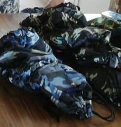 Camouflage Drawstring Travel Bags Pouch Sacks for Party Favors, Outdoor Camping Picnics, Hiking (12 Pack) 40 41Q8189LbdL