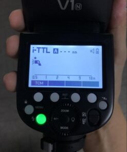 Godox V1-N Round Head Camera Flash Speedlite Flash for Nikon, TTL Flash Speedlight, 2.4G 1/8000s HSS 76Ws, 10 Level LED Modeling Lamp, 480 Full Power Shots, 1.5s Recycle Time 2600mAh Li-ion Battery 20 41QVKUsbTiL