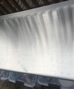 ROCKPOINT Stainless Steel Table for Prep & Work with Backsplash 60x24 Inches, NSF Metal Commercial Kitchen Table with Adjustable Under Shelf and Table Foot for Restaurant, Home and Hotel 60x24inch 60 41QYZ2T5zXL