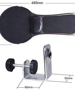 Premium Adjustable Computer Wrist Rest Armrest - Desk and Chair Dual Purpose Attachable Home&Office Computer Arm Support - Ergonomically Designed Mouse Pad Arm-stand Desk Extender (Black) 30 41QkLbFZUL 2