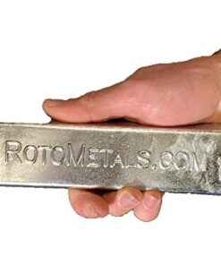 RotoMetals Zinc Ingot 99.7% min About 3.5 pounds Great for Small Castings/Weight- Made in USA 12 41QrIuNpMjL