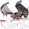 Safety Glasses Eye Protection - Comfort Eyewear - 2 Pair, 2 Neck Cords, 2 Cases - SuperLite and SuperClear Lens Technology, Z87.1 - CE 166 Certified 2 Pair (Clear, Tinted), 2 Cases, 2 Neck Cords 8 41QryWTGWdL