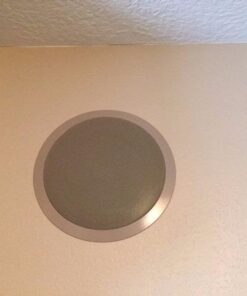 Polk Audio RC80i 2-way Premium In-Ceiling 8" Round Speakers, Set of 2 Perfect for Damp and Humid Indoor/Outdoor Placement - Bath, Kitchen, Covered Porches (White, Paintable-Grille) RC80i, 8 Inch 50 41Qs6T3nBcL