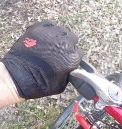 FIRELION Bike Gloves for Men/Women Cycling,Cycling Gloves for Outdoor MTB DH Road Racing,Full Finger Half Finger Padded Bicycle Protective Gloves,Non-Slip Shock-Absorbing Touchscreen Riding Gloves Large Full Black 25 41R8r2jBFjL