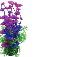 Alternative view of uxcell 8.3 Inch Purple Green Plant Decoration for Aquarium Landscaping