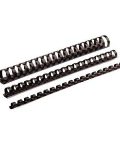 Fellowes Plastic Combs - Round Back, 1/4 Inch, 100 Pack, Black (52366) Binding Spines 19 41RF8JmBOHL