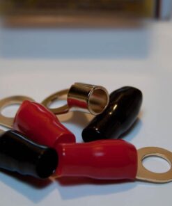 DB Link RT4 4-Gauge Ring Terminal (2 Red and 2 Black) Standard Packaging 13 41RLStgWC2L