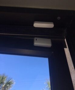 Fosmon WaveLink Wireless Door Chime with 500 Feet Range, 58 Tunes, 5 Volume Levels & LED Indicators for Home/Business/Office (1 Receiver + 1 Sensor) 1 Receiver + 1 Door Sensor Transmitter 34 41RQPCEfPL