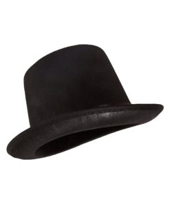 Kangaroo Black Stovepipe Hat - Perfect Ringmaster, Vampire, Abraham Lincoln Costume Hat for Kids, Men, Women 19 41RispjPBqL