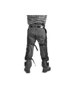 Husqvarna Functional Apron Chainsaw Chaps 38-Inch, Chainsaw Safety Equipment with 5 Layers, Adjustable Belt and Gear Pocket, Black 38 in. Black/Gray 9 41S3eGNispL