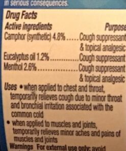 Vicks VapoRub Ointment, 1.76 Ounces 21 41S9oNyy5PL