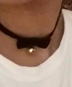 3GARDEN COS Gothic Lolita Bow Bells Velvet Ribbon lace Necklace Choker Necklace 24 41SK3XCHcL