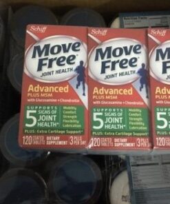 Move Free Advanced Glucosamine Chondroitin MSM Joint Support Supplement, Supports Mobility Comfort Strength Flexibility & Bone - 120 Tablets (40 servings)* 1 55 41SO9HJpTBL