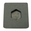 1 oz Gold Hexagon High Density Graphite Mold 1/2 oz Silver Bar Ingot Copper