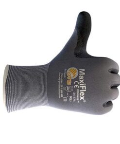 Maxiflex ATG 34-874 Ultimate - Nylon, Micro-Foam Nitrile Grip Gloves - Black/Gray - X-Large - 12 Pairper Pack X-Large (Pack of 12) 10 41SbysOh2wL