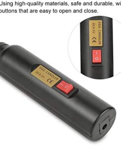 Egg Candler Tester High Intensity Cool LED Light Candling Lamp, Rechargeable for All Types Egg Broody or Incubator Monitor The Development of The Embryo Within Egg 15 41Sknkr7qsL