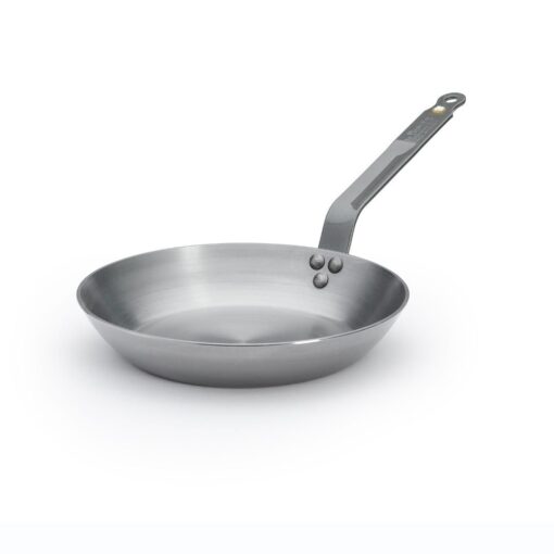 de Buyer MINERAL B Carbon Steel Fry Pan - 10.25” - Ideal for Searing, Sauteing & Reheating - Naturally Nonstick - Made in France 10.25"