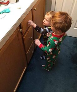 20 Pack Magnetic Cabinet Locks Baby Proofing - Vmaisi Children Proof Cupboard Drawers Latches - Adhesive Easy Installation Standard 20.0 24 41SwUNiEKrL